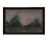 Wood Framed Glass Landscape Wall Art