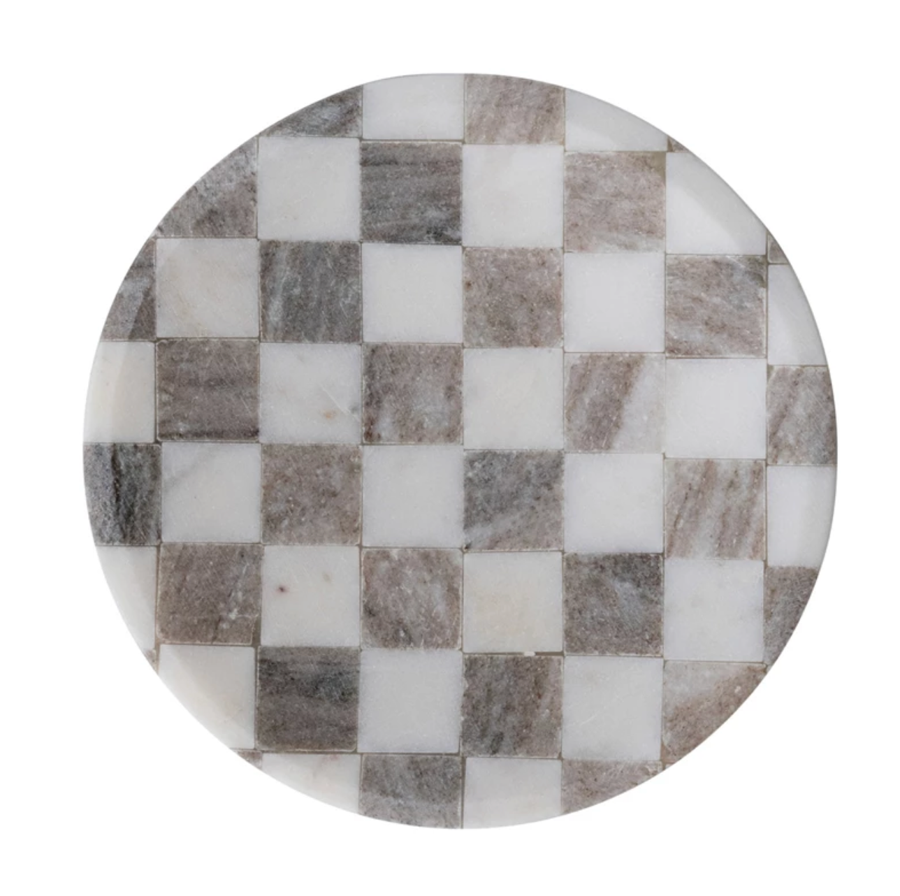 Marble Checkered Serving Tray