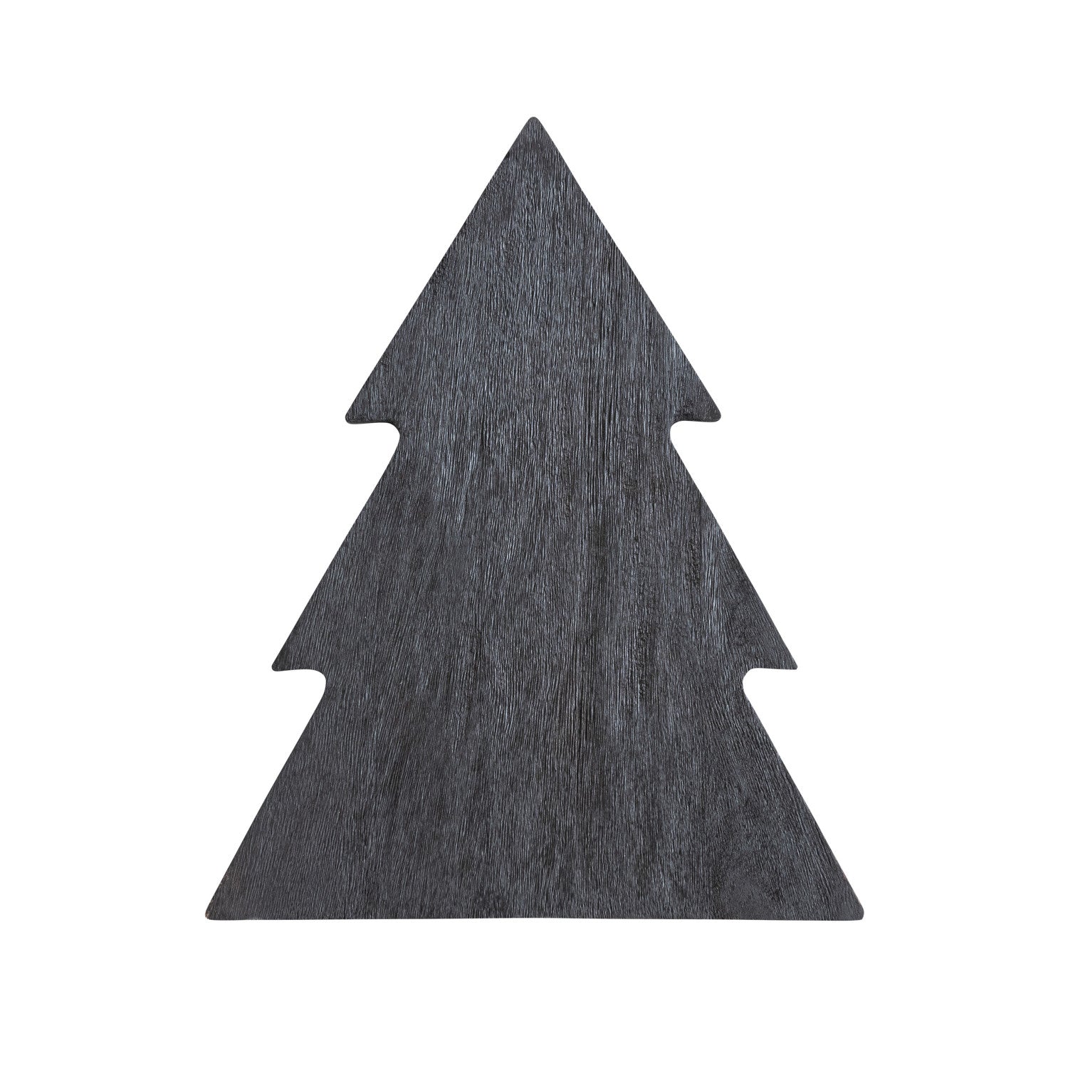 Black Wooden Tree Shaped Serving Board