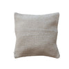 Cream Cotton Pillow with Gold Thread