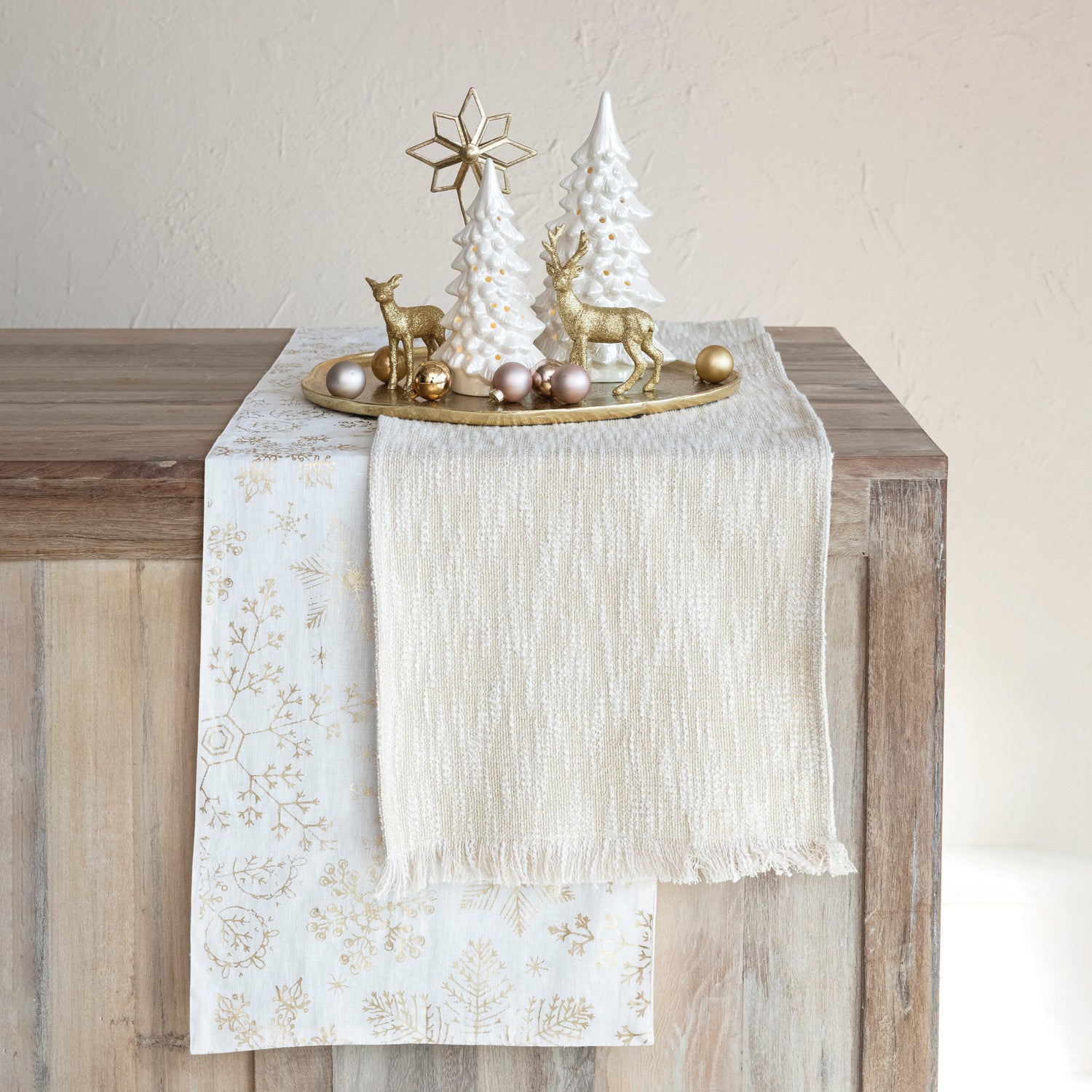 Woven Cotton Table Runner