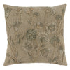 Throw Pillow With Stone Washed Floral Design